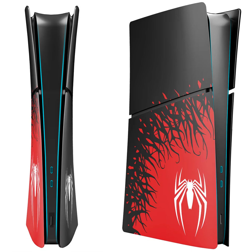 Spider PS5 Slim Digital Faceplates Cover Case Replacement for Playstation 5 Slim Model Digital Edition