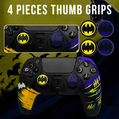 ElitePlay Bat vs Joker PS5 Silicone Controller Skin