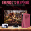 Cosmic Red PS5 Faceplate with Cooling Vents Cover Curved for Playstation 5 Disc Edition