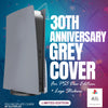 30th Anniversary Grey Faceplates for PS5 Disc Edition Cover Case for PS5 Disc Edition