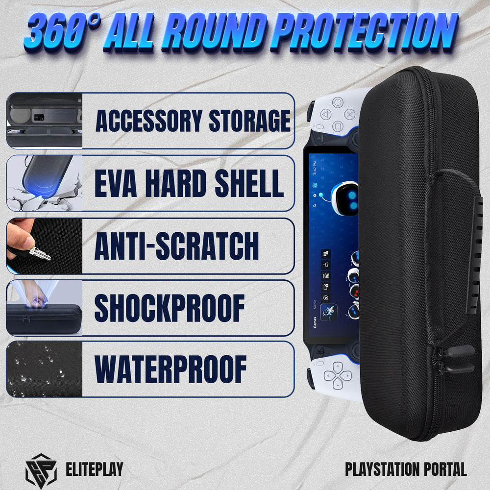 Carry Case for Playstation Portal, PS Portal Case with Built-in Stand Design, Travel Bag