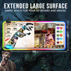 CoD Zombies Extra Large RGB LED Gaming Mouse Mat 900x400mm Oversize - XXL Mouse Pad