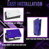 Galaxy Purple PS5 Faceplate with Cooling Vents Cover for Playstation 5 Disc Edition
