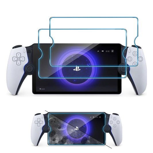 2 PACK Playstation Portal Screen Protector for PS Portal, Glass Protector for PS Portal, Hardness 9H Glass [Ultra Resistant] - Transparent