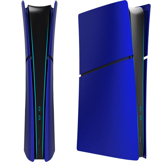 Cobalt Blue PS5 Digital Slim Faceplate Cover for Playstation 5 Slim Model Digital Edition