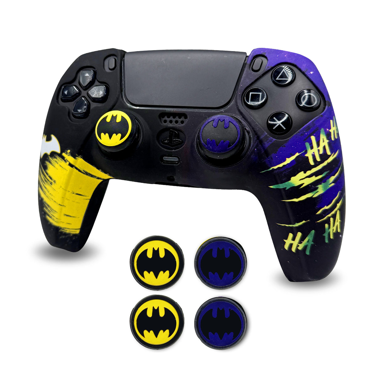 ElitePlay Bat vs Joker PS5 Silicone Controller Skin