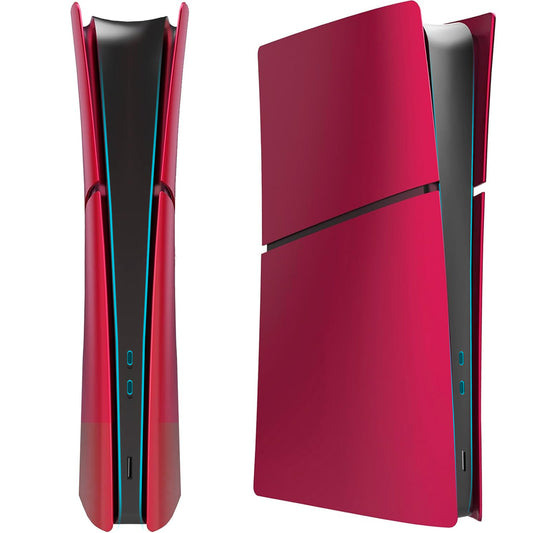 Volcanic Red PS5 Digital Slim Faceplate Cover for Playstation 5 Slim Model Digital Edition