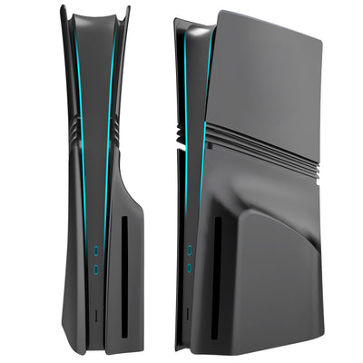 Black PS5 Pro Disc Faceplates Cover Case for Playstation 5 Pro Model Disc Edition