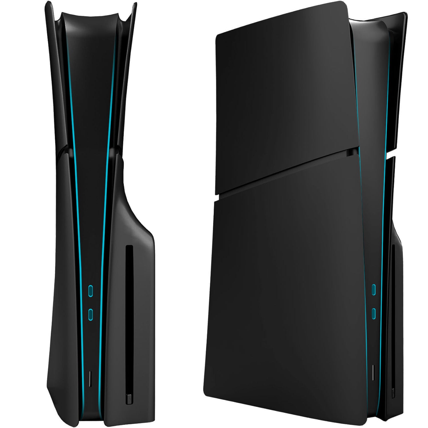 Black PS5 Slim Faceplates Cover Playstation 5 Slim Model Disc Edition black-ps5-slim-faceplates-cover-playstation-5-slim-model-disc-edition
