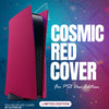 Cosmic Red PS5 Faceplate Cover for Playstation 5 Disc Edition