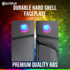 Black PS5 Pro Faceplate with Cooling Vents and LED Lights for Playstation 5 Pro Disc Edition