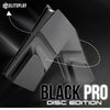 Black PS5 Pro Disc Faceplates Cover Case for Playstation 5 Pro Model Disc Edition