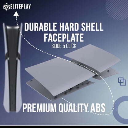 30th Anniversary Grey PS5 Pro Digital Faceplates Cover Plates for Playstation 5 Pro Digital Edition