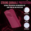 Cosmic Red PS5 Faceplate with Cooling Vents Cover Curved for Playstation 5 Disc Edition