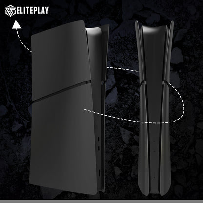 Black PS5 Digital Slim Faceplate Cover for Playstation 5 Slim Model Digital Edition