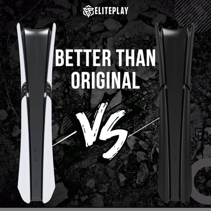 Black PS5 Digital Slim Faceplate Cover for Playstation 5 Slim Model Digital Edition