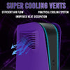 Galaxy Purple PS5 Digital Faceplate with Cooling Vents Cover Curved for Playstation 5 Digital Edition