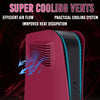 Cosmic Red PS5 Digital Faceplate with Cooling Vents Cover Curved for Playstation 5 Digital Edition